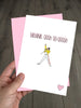 Funny Freddie Mercury Birthday Card for Mum - Bohemian Rhapsody Mamma Ooohh