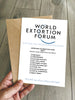 WEF Birthday Card - Funny Great Reset Spoof Any Occasion Card