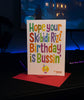 Funny Skibidi Rizz Birthday Card for Teenagers – It's Bussin’ Meme Card IYKYK, Gen Z & Alpha