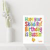Funny Skibidi Rizz Birthday Card for Teenagers – It's Bussin’ Meme Card IYKYK, Gen Z & Alpha
