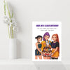 KPop Demon Hunters Birthday Card – Funny Anime Birthday Card for K-Drama & K-Pop Fans – S-Class Birthday Greeting Card