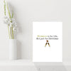 Prosecco Christmas Card - Funny Comedy Xmas Card for a Wine lover