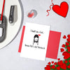 Funny Wednesday Addams Valentines Day Card - Normies