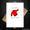 I Got You a Card again! Funny Birthday Card with Cardigan Pun - That Card Shop