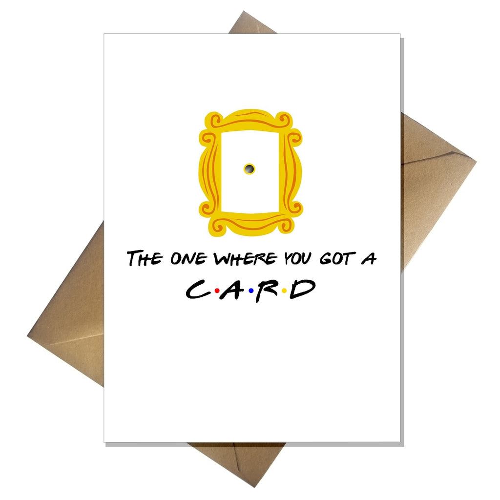 Blank Greetings Card ANY Occasion - Friends 90s TV Show Fan Birthday Anniversary - That Card Shop