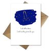 Funny Rude Happy Birthday Card - Look at The Stars Coldplay Yellow Joke