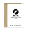 Robocop Birthday Card - Funny Movie Themed Cards for him / her