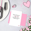 Large Modern Birthday Card for Mum - A5 with Pink Envelope - Funny Comedy Humour Card