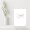 Large Modern Birthday Card for Mum - A5 with Pink Envelope - Funny Comedy Humour Card