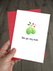 Cute Pun Valentines Day Card - Olive you!