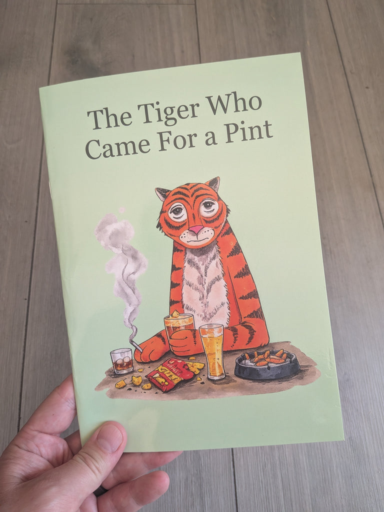 The Tiger Who Came for a Pint (Full Book) – Sean Lock TV Show Prop recreation - That Card Shop