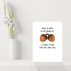 Acorn-y Greetings Card for your sister - any occasion