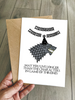 Funny Game of Thrones Birthday Card - Stark's don't live very long!