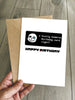 Funny Undertale Birthday Card - Sans is humerus!