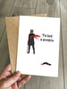 Funny Get Well Soon Card - 'Tis but a scratch! Black Knight Monty Python