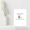 I'm very grateful - Cute Pun Thank you Card