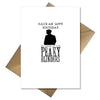 Funny Peaky Blinders Birthday Card - By Order!