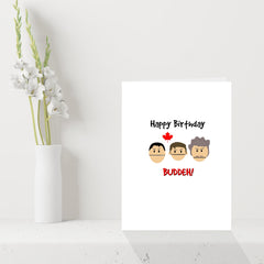 Funny South Park Card - Canadians say Happy Birthday Buddy!