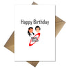 Funny Red Dwarf Birthday Card - Smeg Head