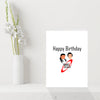 Funny Red Dwarf Birthday Card - Smeg Head