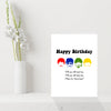 Funny Beatles Birthday Card Will you still need me when I'm Sixty-Four!