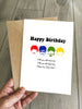 Funny Beatles Birthday Card Will you still need me when I'm Sixty-Four!