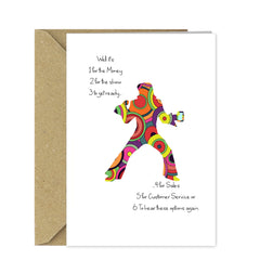 Elvis Presley Birthday Card - Funny Blue Suede Shoes Joke