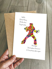 Elvis Presley Birthday Card - Funny Blue Suede Shoes Joke