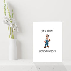 Funny Clarkson's Farm Birthday Card - I got you Diddly Squat!