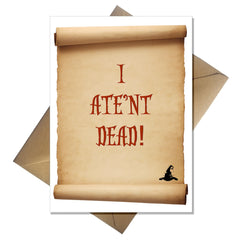 Granny Weatherwax Birthday Card - Funny Birthday Card inspired by Terry Pratchett's Discworld