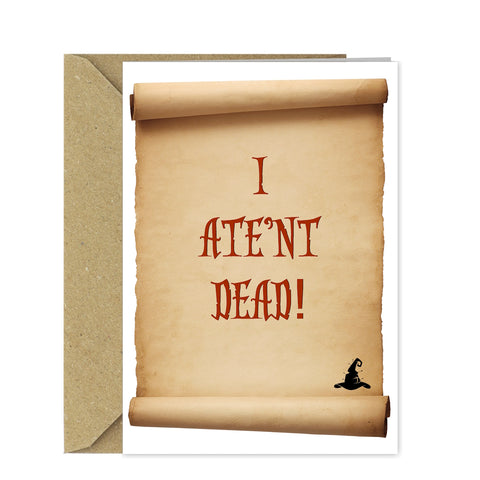 Granny Weatherwax Birthday Card - Funny Birthday Card inspired by Terry Pratchett's Discworld