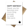 Funny Birthday Card for A Teenager Perfect for 13th 14th 15th 16th 17th 18th 19th Birthdays