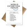 WEF Birthday Card - Funny Great Reset Spoof Any Occasion Card
