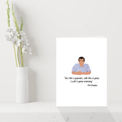 Funny Modern Family Birthday Card for him with quote from Phil Dunphy