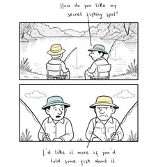 Funny Fishing Birthday Card – Secret Fishing Spot
