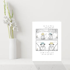 Funny Fishing Birthday Card – Secret Fishing Spot