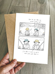 Funny Fishing Birthday Card – Secret Fishing Spot