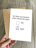 Rude Birthday Card - Have You Matured? Yes/Nob! Funny Humour Greeting Card