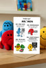 Funny Middle Aged Birthday Card – Mr. Men Parody for Dads, Mates or Conspiracy Fans