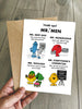 Funny Middle Aged Birthday Card – Mr. Men Parody for Dads, Mates or Conspiracy Fans