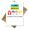 The Young Ones Birthday Card – Funny 1980s BBC Comedy Card with Rik, Vyvyan, Neil and Mike