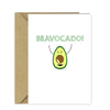 Funny Well Done Card - Bravocado!