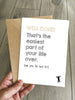 Funny Graduation Congratulations Card - Easiest part of your life!