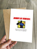 Funny Superman Birthday Card/Any Occasion Be yourself unless you can be Superman!