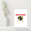 Funny Superman Birthday Card/Any Occasion Be yourself unless you can be Superman!
