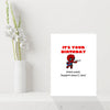 Funny Deadpool Birthday Card - Mr Pool doesn't care that it is your Birthday