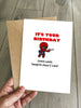 Funny Deadpool Birthday Card - Mr Pool doesn't care that it is your Birthday