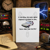 Funny Back to the Future Birthday Card - You're older than the Doc