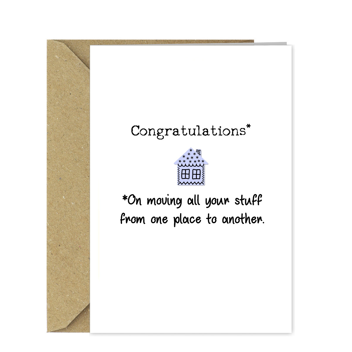 Funny Moving Home Congratulations Card Buy New House Flat Apartment Ho Son Daughter Brother Sister Friend - Foto 5