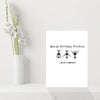 Funny Birthday Card - Wine Aerobics